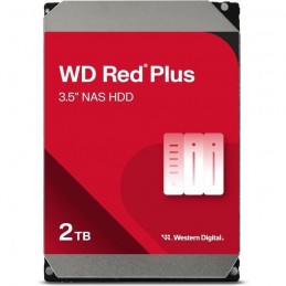 WESTERN DIGITAL 2To HDD WD Red Plus 3.5'' - Dédié NAS - 5400rpm - SATA 6Gbs (WD20EFPX)
