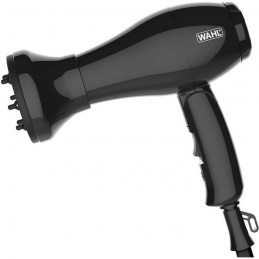 WAHL TRAVEL HAIR DRYER Noir Sèche-cheveux de voyage - 1000W - 2 vitesses - vue de trois quart