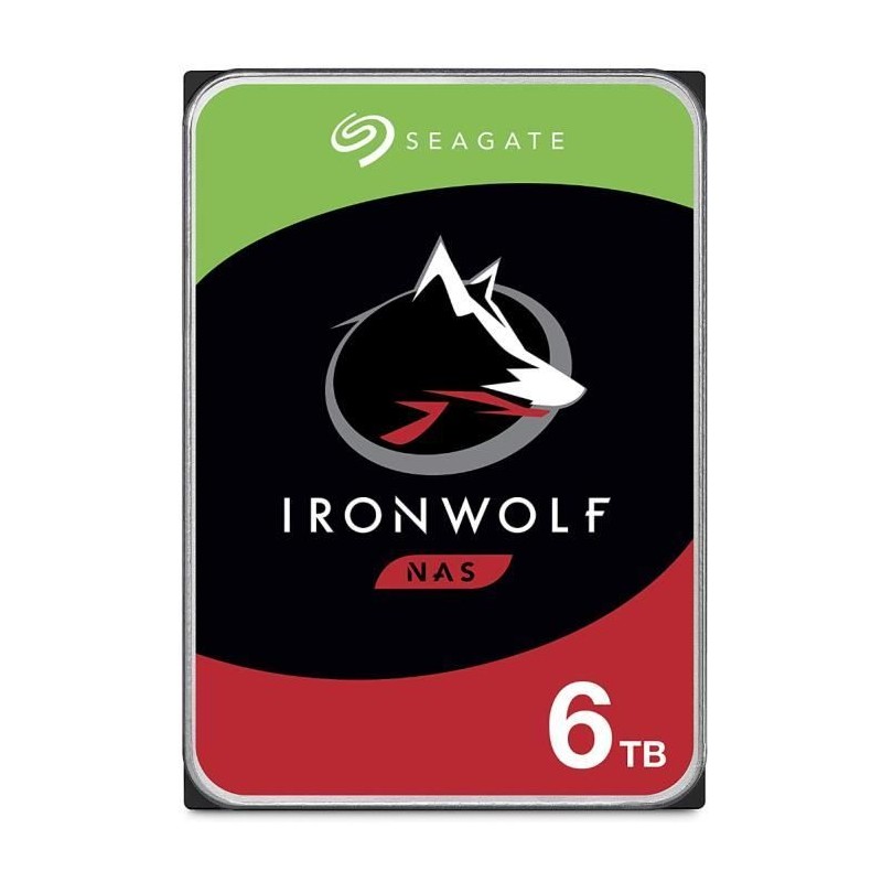 SEAGATE IronWolf 6To HDD 3.5'' dédié NAS SATA3 6Gbs (ST6000VN006)