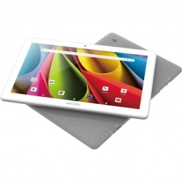 ARCHOS T101 Blanc Tablette Tacile 10.1'' FHD - RAM 4Go - 64Go - WiFi - Android 14 - vue de 3/4 recto verso