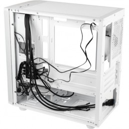 BITFENIX Nova Mesh SE M-ATX ARGB Blanc Boitier PC Mini tour - Format Micro-ATX - vue de trois quart