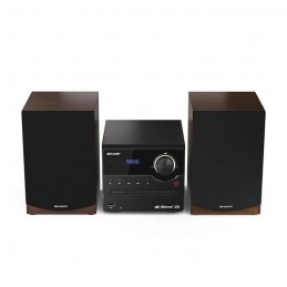 SHARP XL-B517D Noir mini chaine Hi-Fi stéréo 45W - Bluetooth, DAB+ - vue de face