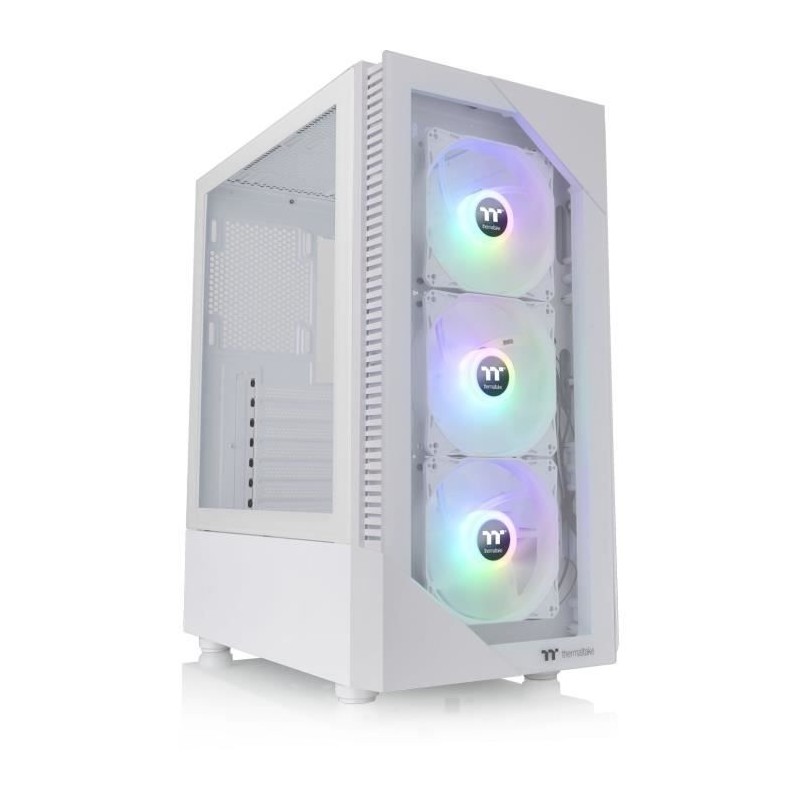 THERMALTAKE View 200 TG ARGB Snow Blanc Boitier PC Moyen tour Format ATX