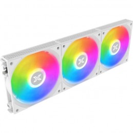 XIGMATEK Starlink Arctic Blanc Ventilateur A-RGB 120mm pour boitier PC (Pack de 3)