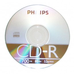 CD-R 700Mb / 80Min PHILIPS 52X speed (Bundle)