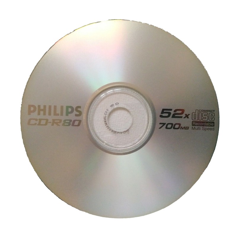 CD-R 700Mb / 80Min PHILIPS 52X speed (Bundle)