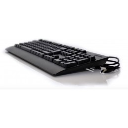 LENOVO KU-1619 Noir Clavier Filaire USB AZERTY - vue de trois quart