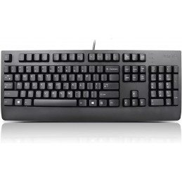 LENOVO KU-1619 Noir Clavier Filaire USB AZERTY - vue de dessus