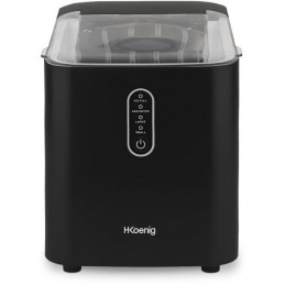 HKoeNIG KUB14 Noir Machine à glaçon 12Kg - temps 7 à 9 min - réservoir d'eau 1L - 120W - vue de face