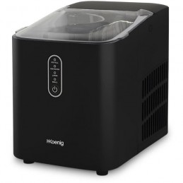 HKoeNIG KUB14 Noir Machine à glaçon 12Kg - temps 7 à 9 min - réservoir d'eau 1L - 120W - vue de trois quart