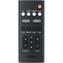 YAMAHA SR-C20ABL Noir Barre de son compacte - Caisson de grave intégré, 5 HP, Surround 2D, HDMI, optique, Bluetooth - vue B