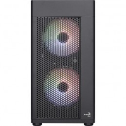 AEROCOOL Hexform G v2 Noir Boitier PC Mini tour Format Micro-ATX - vue de face