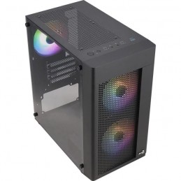 AEROCOOL Hexform G v2 Noir Boitier PC Mini tour Format Micro-ATX - vue de trois quart