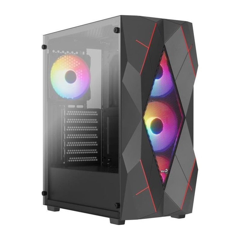 AEROCOOL Volcan G V1 Noir Boitier PC Moyen tour Format ATX (ACCM-ES07043.11)