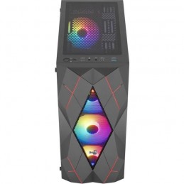 AEROCOOL Volcan G V1 Noir Boitier PC Moyen tour Format ATX (ACCM-ES07043.11) - vue connecteurs