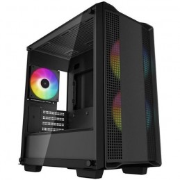 DEEPCOOL CC360 A-RGB Noir Boitier PC Mini tour - Format Micro-ATX - 3x 120mm A-RGB - vue de trois quart