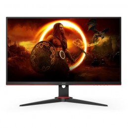 AOC 24G2SPAE Ecran PC 24'' FHD - IPS - 165Hz - 1ms - 2x HDMI, 1x DP, 1x VGA - vue de face