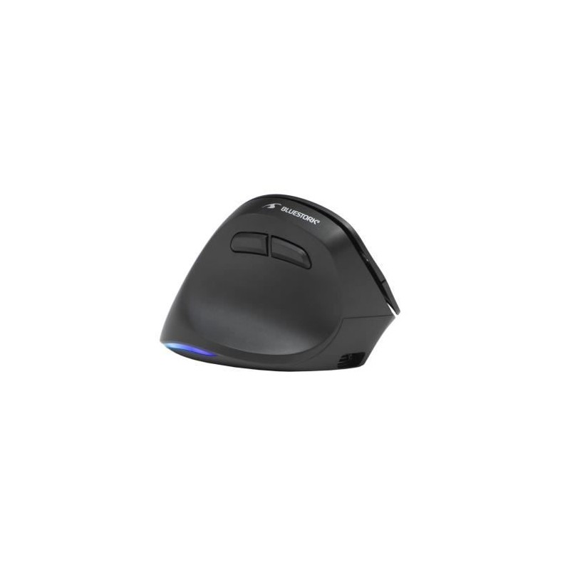 BLUESTORK ERGO LUMI Noir Souris ergonomique sans fil 6 boutons - Rétroéclairée