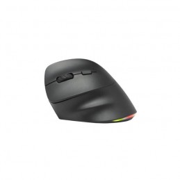 BLUESTORK ERGO LUMI Noir Souris ergonomique sans fil 6 boutons - Rétroéclairée - vue de profil