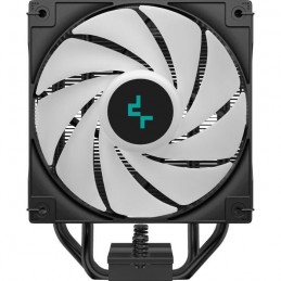 DEEPCOOL AG400 Digital PLUS ARGB Noir Ventirad CPU Intel et AMD 2x Ventilateur 120mm - vue de face