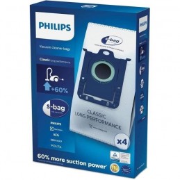 PHILIPS FC8021 Lot de 4 sacs aspirateur S-bag Classique Longue Performance - vue emballage