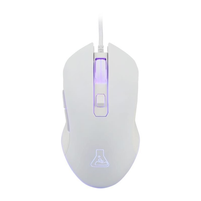 THE G-LAB KULT HELIUM Blanc Souris Gamer Filaire