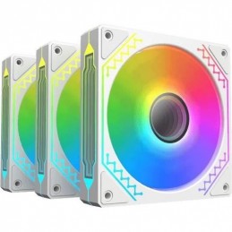 XIGMATEK Starz Pro Arctic Blanc Ventilateur 120mm A-RGB pour boitier PC (Pack de 3)