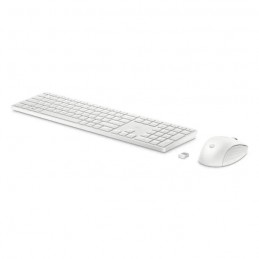 HP 650 Blanc ensemble clavier et souris - AZERTY