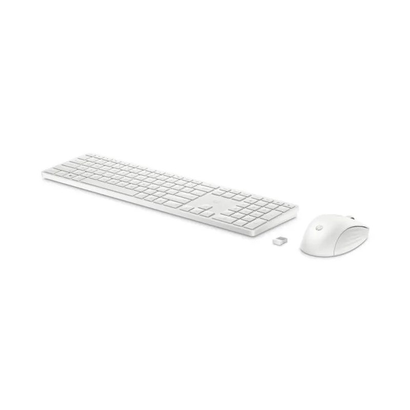 HP 650 Blanc ensemble clavier et souris - AZERTY