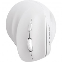 BLUESTORK ERGO Lumineuse Blanc Souris Ergonomique Sans Fil - PC et MAC