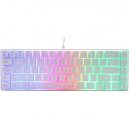 THE G-LAB COMBO HYDRO Blanc Pack Clavier Souris Filaire - USB - vue clavier de dessus