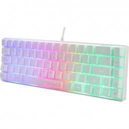 THE G-LAB COMBO HYDRO Blanc Pack Clavier Souris Filaire - USB - vue clavier de 3/4