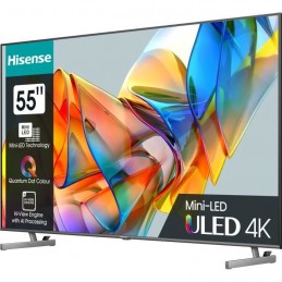 HISENSE 55U6KQ TV LED 55'' (139 cm) 4K UHD - Dolby Vision - Smart TV - 3x HDMI - WiFi - vue de trois quart droit