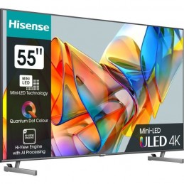 HISENSE 55U6KQ TV LED 55'' (139 cm) 4K UHD - Dolby Vision - Smart TV - 3x HDMI - WiFi - vue trois quart gauche