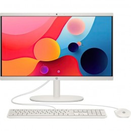 HP 22-dg0001nf PC Tout-en-un 22'' FHD - N100 - RAM 8Go - 256Go SSD - Sans OS - Clavier & souris filaires