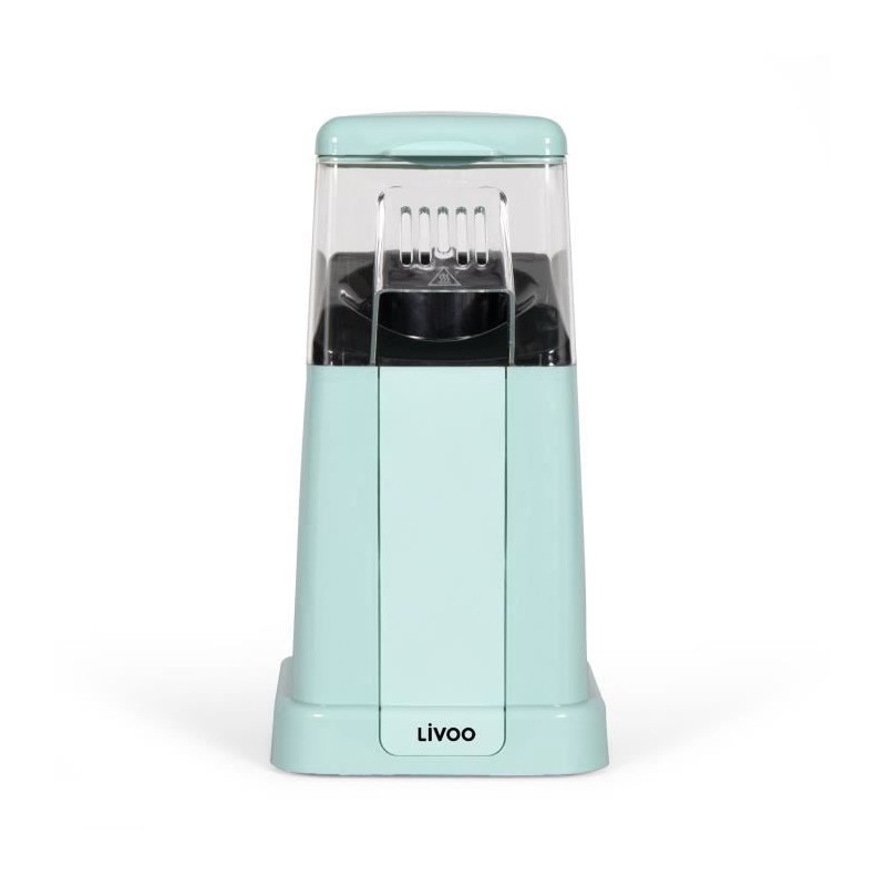 LIVOO DOM497 Bleu Machine à popcorn 1200W - Jusqu'à 100g de grains