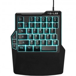 THE G-LAB KEYZ THORIUM Noir Mini Clavier Gamer Filaire - USB