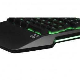 THE G-LAB KEYZ THORIUM Noir Mini Clavier Gamer Filaire - USB - vue zoom repose main