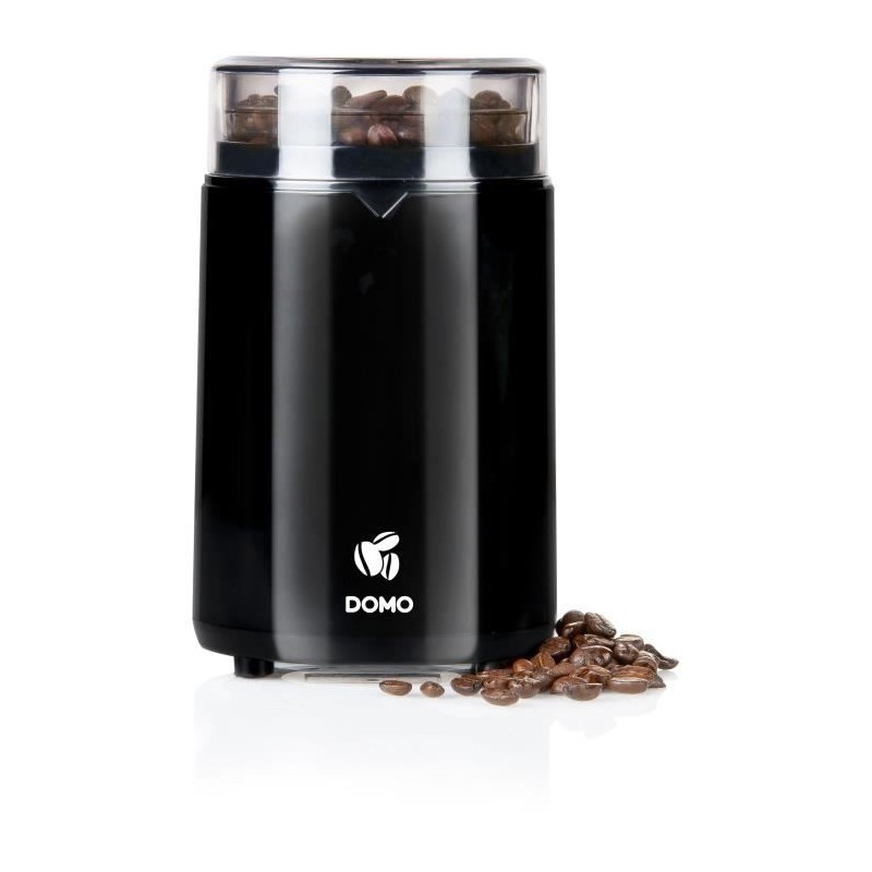 DOMO DO712K Moulin à café électrique 70g - 150W - Mécanisme broyeur a meules DOMO DO712K Moulin à café électrique 70g - 150W - Mécanisme broyeur a meules