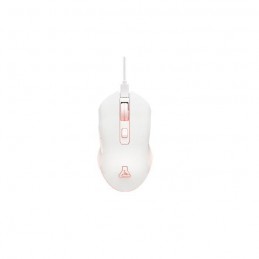 THE G-LAB KULT HELIUM Blanc RGB Souris Gamer Sans fil - 6400dpi - 6 Boutons - vue de dessus