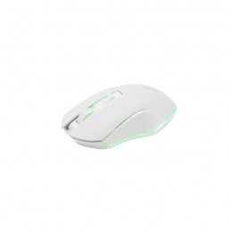 THE G-LAB KULT HELIUM Blanc RGB Souris Gamer Sans fil - 6400dpi - 6 Boutons - vue de trois quart