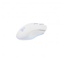 THE G-LAB KULT HELIUM Blanc RGB Souris Gamer Sans fil - 6400dpi - 6 Boutons - vue de 3/4