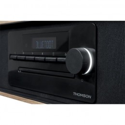 THOMSON MIC300IBT Noir Micro-chaine 60W - Bluetooth, Radio FM, CD, MP3, USB, Induction, Égaliseur, Télécommande - vue D