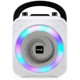 ROCKJAM PS150 Noir et Blanc Enceinte Karaoke portable 5W - Bluetooth, micro - vue de face