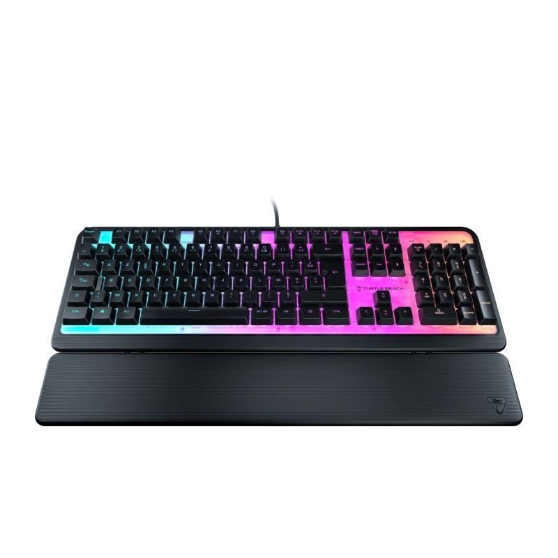 TURTLE BEACH Magma RGB Noir Clavier PC Filaire à Membranes - touches silencieuses