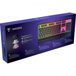 TURTLE BEACH Magma RGB Noir Clavier PC Filaire à Membranes - touches silencieuses - vue emballage verso