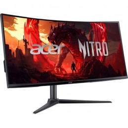 ACER Nitro XZ340CUHbiiphx Ecran PC 34'' incurvé 2K - 100Hz - 1ms - 2x HDMI, 1x DP - vue de trois quart