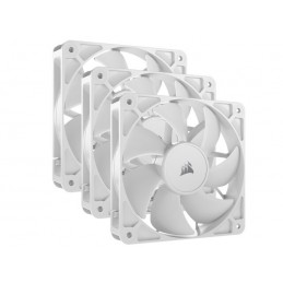 CORSAIR RS120 Blanc Ventilateur PWM 120mm (Pack de 3)