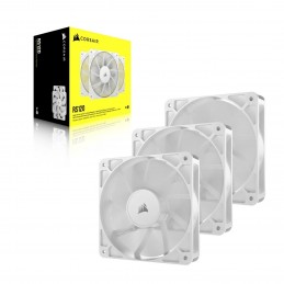 CORSAIR RS120 Blanc Ventilateur PWM 120mm (Pack de 3) - vue emballage