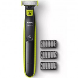 PHILIPS Oneblade QP2724/10 Tondeuse à barbe - 3 attaches (1 / 3 / 5 mm) incluses – sans fil rechargeable